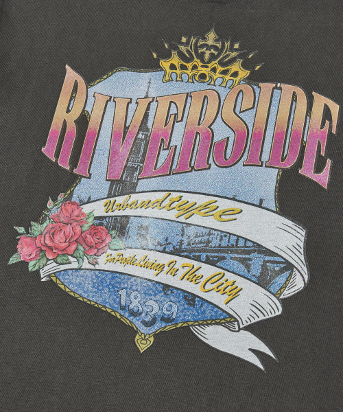 RIVERSIDE CITY T-SHIRT - 3 COLORS CHARCOAL