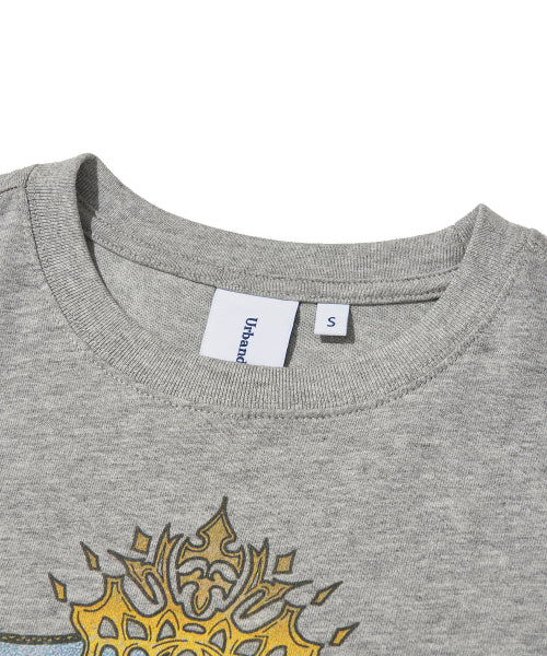 RIVERSIDE CITY T-SHIRT - 3 COLORS MELANGE GREY