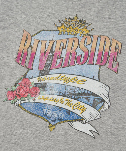 RIVERSIDE CITY T-SHIRT - 3 COLORS MELANGE GREY