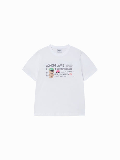 WOMAN TYPING PROFILE SHORT SLEEVE T-SHIRT - 3 COLORS WHITE