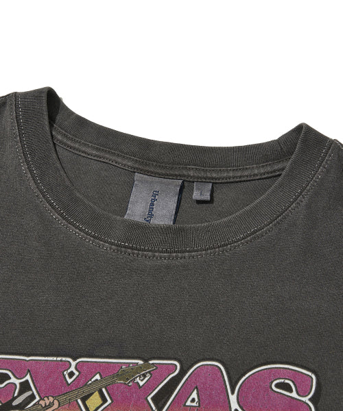 TEXAS COWBOY JAM T-SHIRT - 2 COLORS CHARCOAL