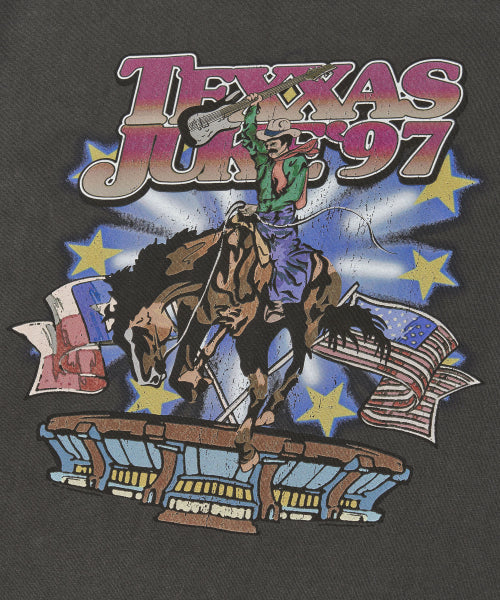 TEXAS COWBOY JAM T-SHIRT - 2 COLORS CHARCOAL
