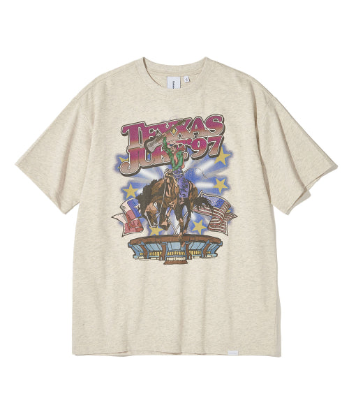 TEXAS COWBOY JAM T-SHIRT - 2 COLORS OATMEAL
