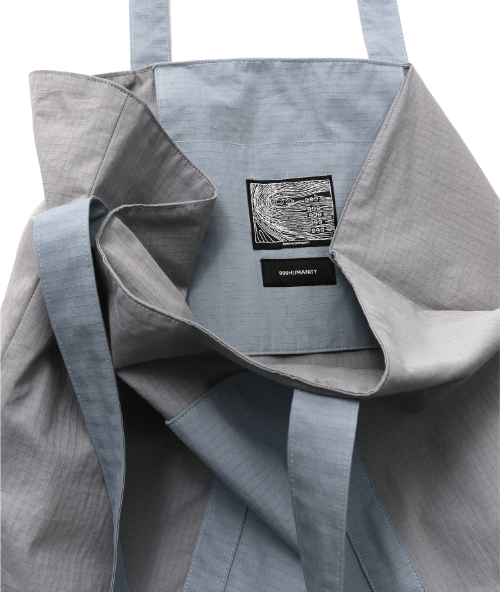 ADVENTURE PANELED BIG TOTE BAG - 4 COLORS BLUE