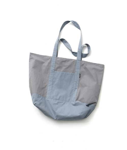 ADVENTURE PANELED BIG TOTE BAG - 4 COLORS BLUE