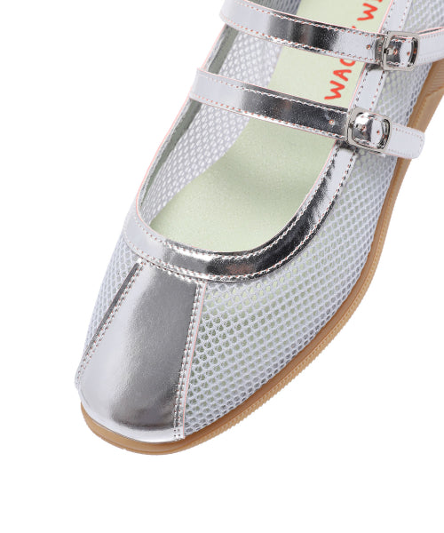 SOLEVO MARY JANE #GISELLE同款! - 2 COLORS SILVER