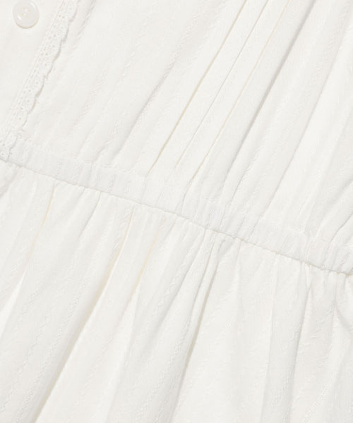 COTTON EYELET BUSTIER DRESS #GISELLE同款! WHITE