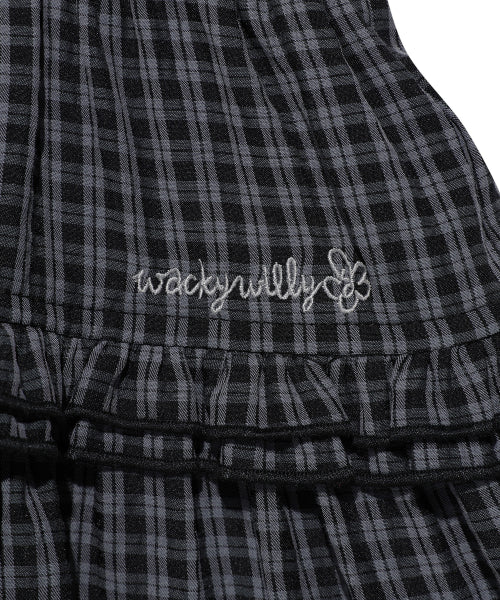 RUFFLE MINI SKIRT #GISELLE同款! - 2 COLORS BLACK