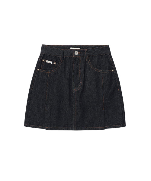 DENIM MINI SKIRT #GISELLE同款! - 2 COLORS INDIGO