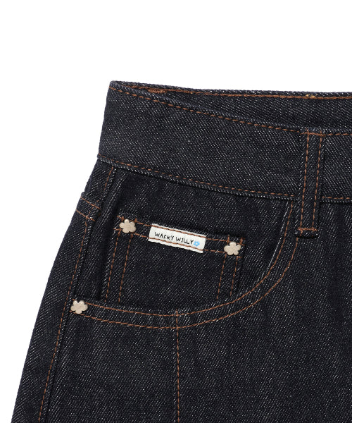 DENIM MINI SKIRT #GISELLE同款! - 2 COLORS INDIGO