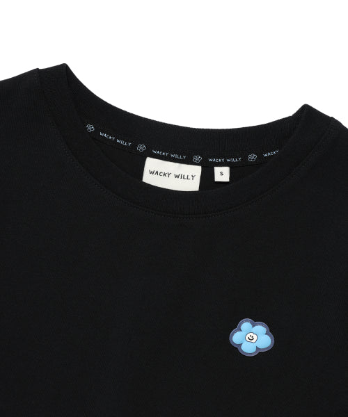 LILY CROP SHORT SLEEVE T-SHIRT #GISELLE同款! - 2 COLORS BLACK