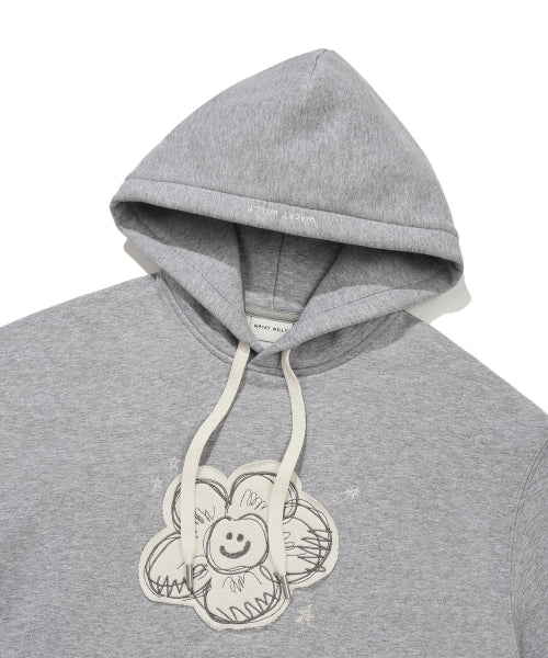 BIG LILY SEMI OVER HOODIE #GISELLE同款! - 2 COLORS GREY
