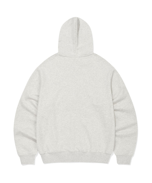 LILY APPLIQUE OVERFIT HOOD ZIP-UP #GISELLE同款! - 2 COLORS OATMEAL