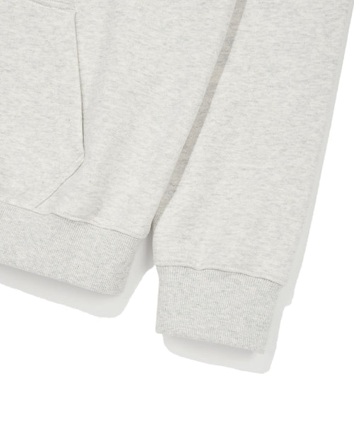 LILY APPLIQUE OVERFIT HOOD ZIP-UP #GISELLE同款! - 2 COLORS OATMEAL