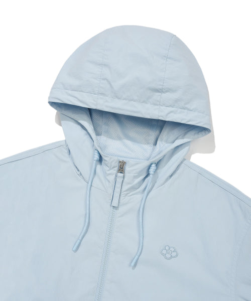 NYLON HOOD WINDBREAKER #GISELLE同款! - 2 COLORS SKY BLUE