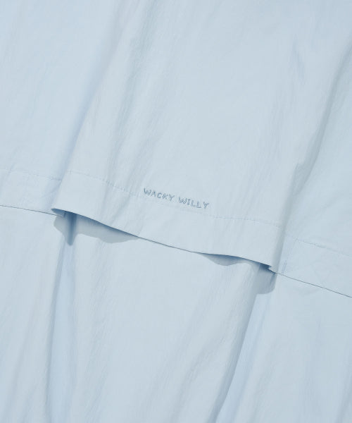 NYLON HOOD WINDBREAKER #GISELLE同款! - 2 COLORS SKY BLUE