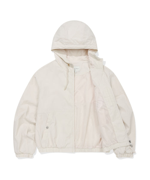 NYLON HOOD WINDBREAKER #GISELLE同款! - 2 COLORS CREAM