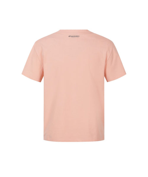 WOMEN FRESHVENT NATURE GRAPHIC TEE #NINGNING同款！ - 3 COLORS PEACH