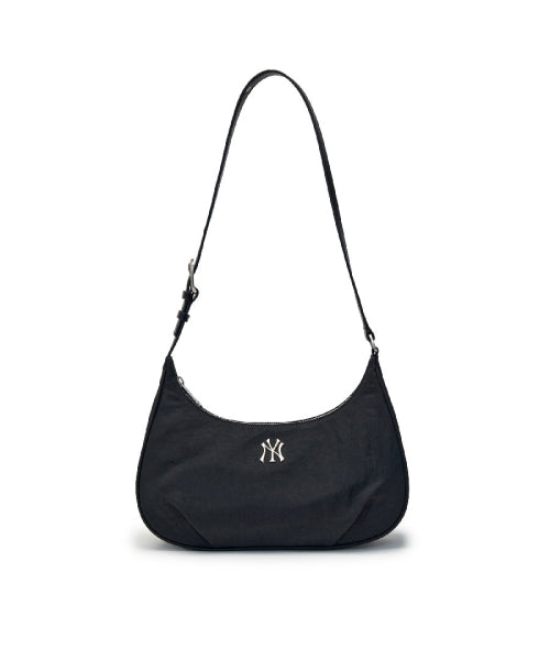 BASIC VINTAGE NYLON HOBO BAG NY #KARINA同款! - 2 COLORS BLACK
