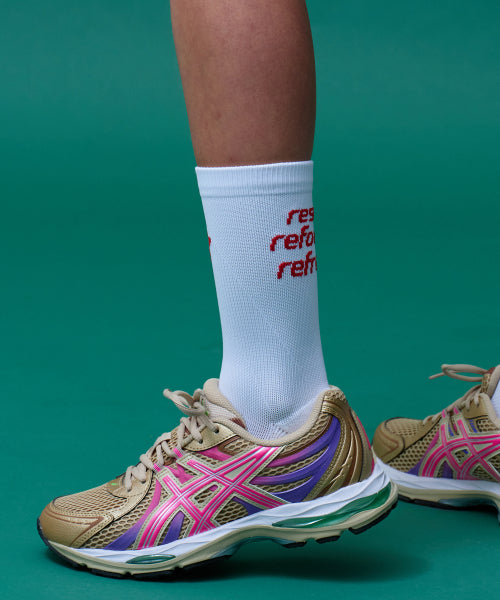 FLOW RUNNING CREW SOCKS - 5 COLORS AS SHOWN