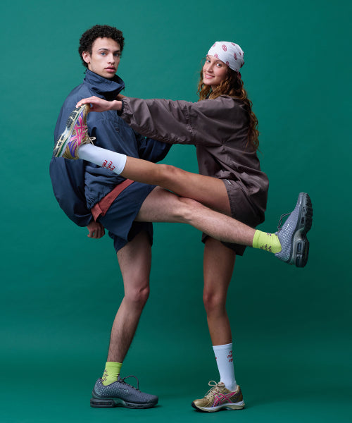 FLOW RUNNING CREW SOCKS - 5 COLORS AS SHOWN