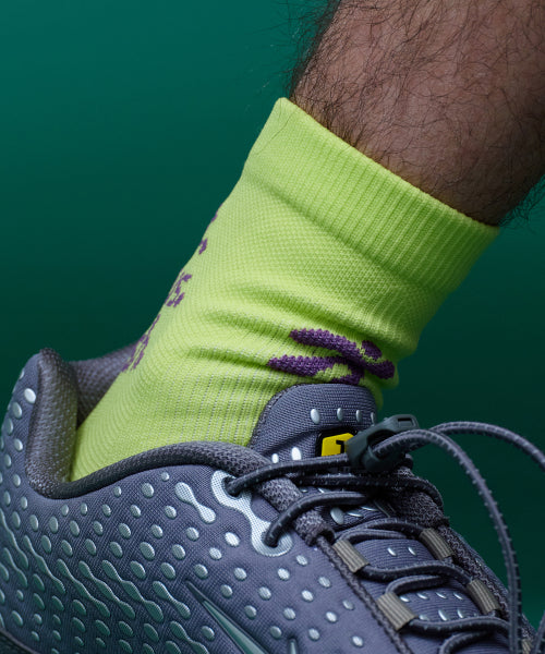 FLOW RUNNING CREW SOCKS - 5 COLORS AS SHOWN