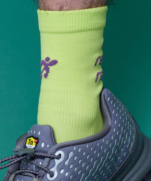 FLOW RUNNING CREW SOCKS - 5 COLORS AS SHOWN