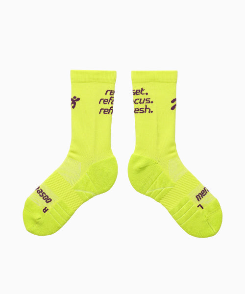 FLOW RUNNING CREW SOCKS - 5 COLORS AS SHOWN