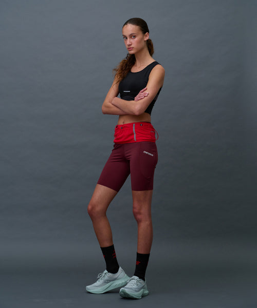 LINE 5 LEGGINGS SHORTS - 3 COLORS BLACK
