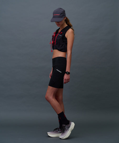 LINE 5 LEGGINGS SHORTS - 3 COLORS BLACK