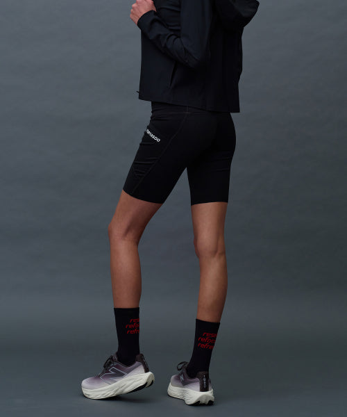 LINE 5 LEGGINGS SHORTS - 3 COLORS BLACK