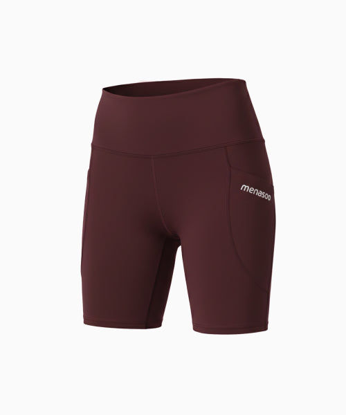 LINE 5 LEGGINGS SHORTS - 3 COLORS BLACK