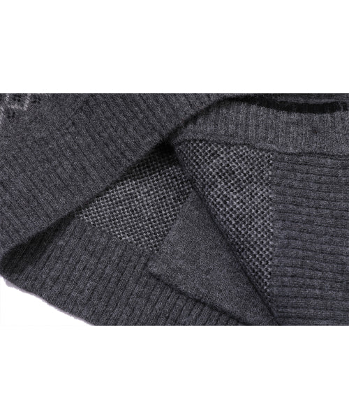 CAT KNIT - 2 COLORS CHARCOAL