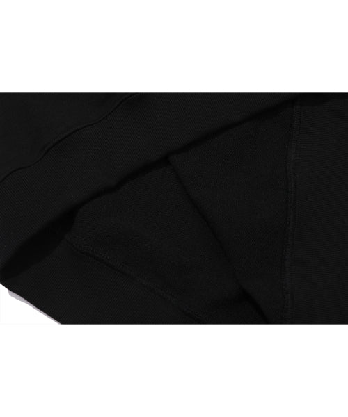 LAYERED CAT EMBROIDERY SWEATSHIRT - 2 COLORS BLACK