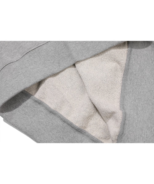 LAYERED CAT EMBROIDERY SWEATSHIRT - 2 COLORS GREY