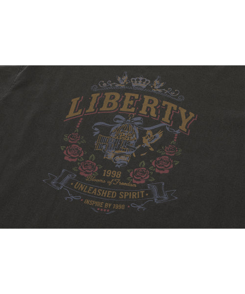 TEE LAYERED PIGMENT LONG SLEEVE - 2 COLORS BLACK
