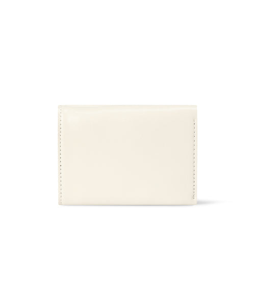 CRINKLE HALFMOON MINI WALLET VANILLA AS SHOWN