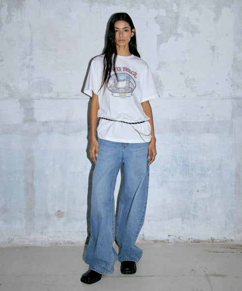WT-56 BRIDGE GRAPHIC TEE - 2 COLORS CHARCOAL