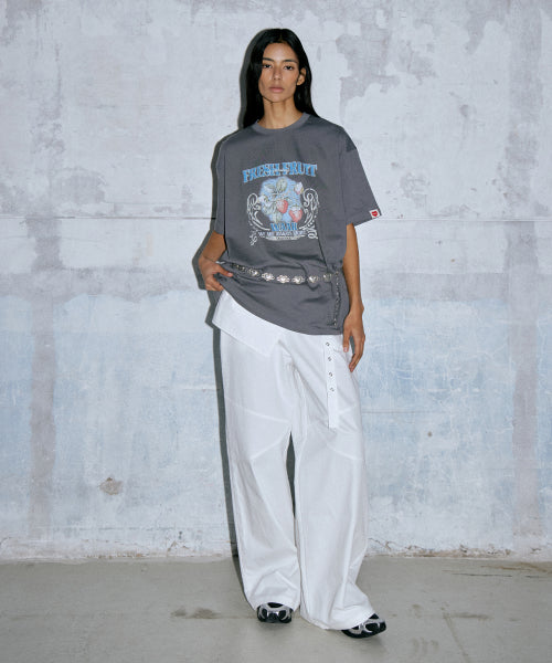 WT-55 STRAWBERRY OVER TEE - 2 COLORS CHARCOAL