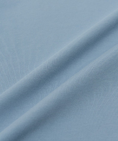 BASIC SMALL LOGO RINGER T-SHIRT PHI #KARINA同款! - 4 COLORS SKY BLUE