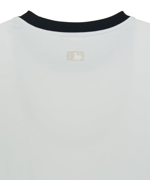 BASIC SMALL LOGO RINGER T-SHIRT SF #KARINA同款! - 4 COLORS WHITE