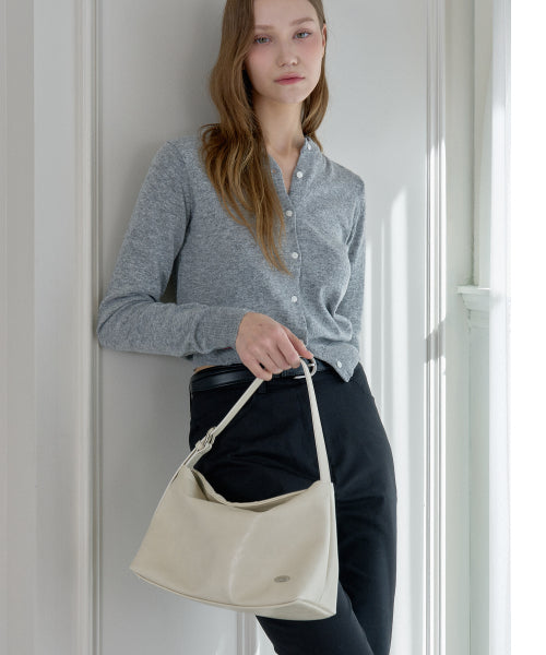 EVELYN SHOULDER BAG - 4 COLORS CREAM WHITE