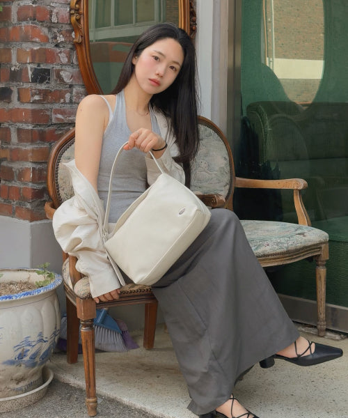 EVELYN SHOULDER BAG - 4 COLORS CREAM WHITE
