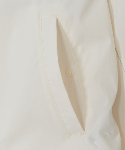 SPORTIVE CURSIVE LOGO HOOD WINDBREAKER NY #KARINA同款! - 3 COLORS IVORY