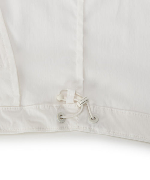 SPORTIVE CURSIVE LOGO HOOD WINDBREAKER NY #KARINA同款! - 3 COLORS IVORY
