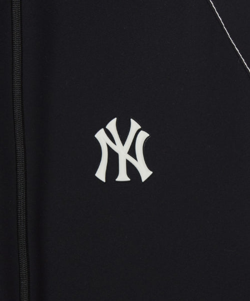 SPORTIVE CURSIVE LOGO HOOD WINDBREAKER NY #KARINA同款! - 3 COLORS BLACK