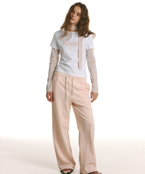 MINI SLEEVE LONG SLEEVE T-SHIRT - 3 COLORS PINK