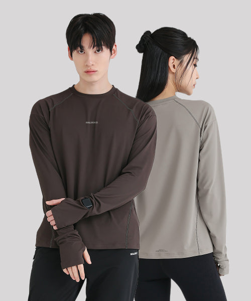 GHOST WET RUNNING LONG SLEEVE - 4 COLORS BEIGE