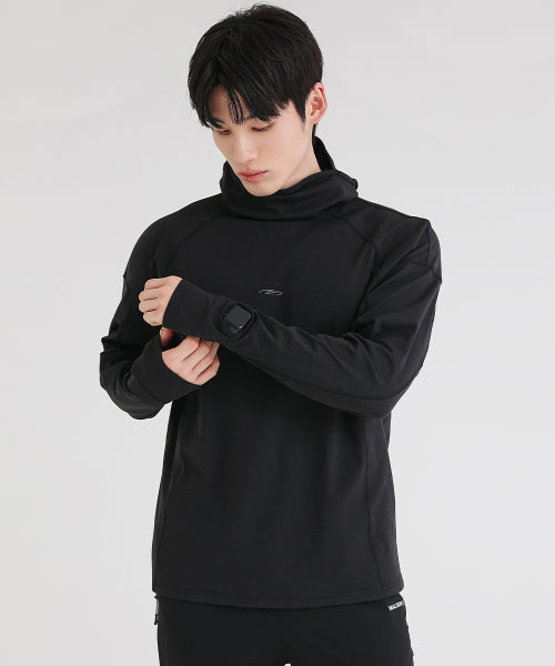 AIRNEX RUNNING HOODIE - 2 COLORS BLACK
