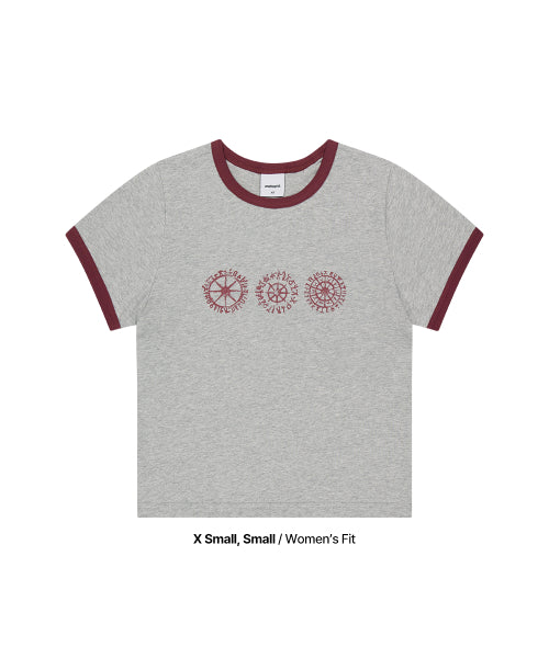 SUN LOGOS RINGER TEE - 2 COLORS